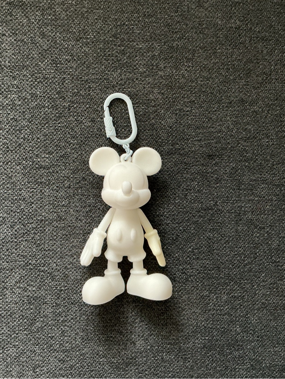BaubleBar White Mickey Mouse Key/Bag Charm